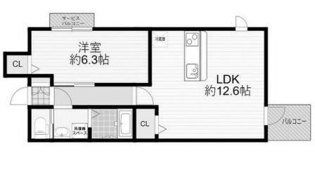 物件○○の間取り図