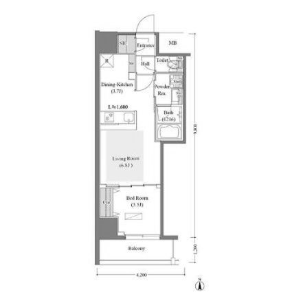 物件○○の間取り図