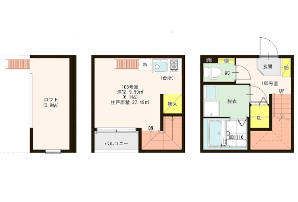 物件○○の間取り図