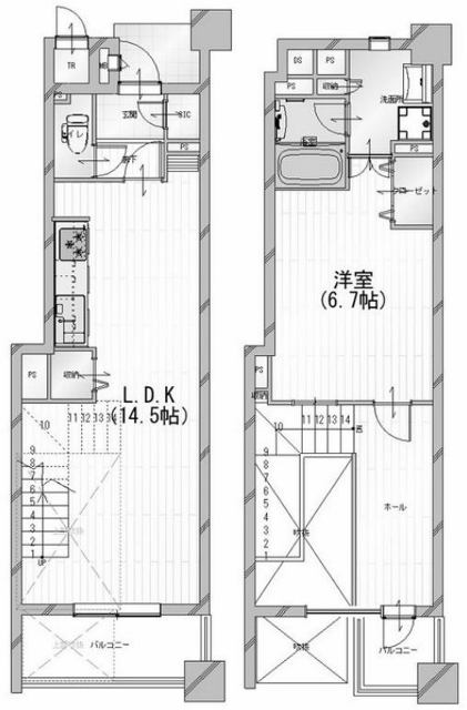 物件○○の間取り図