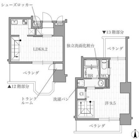 物件○○の間取り図