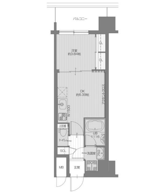 物件○○の間取り図