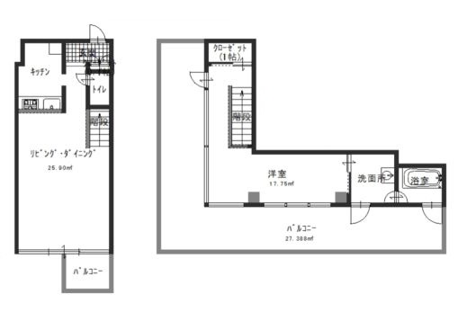 物件○○の間取り図