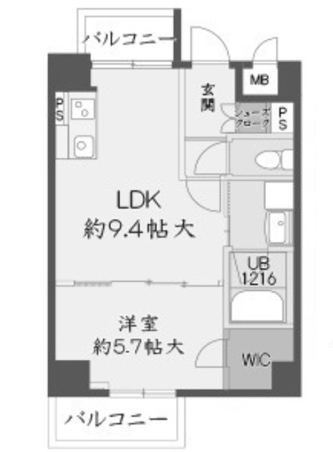 物件○○の間取り図