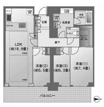 物件○○の間取り図