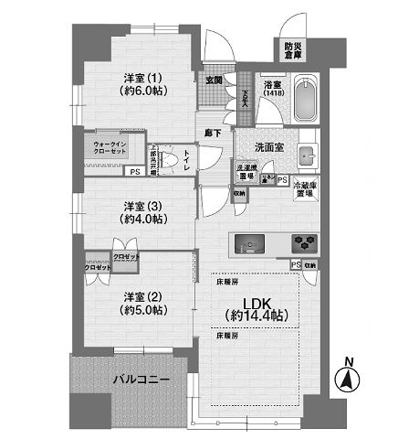 物件○○の間取り図