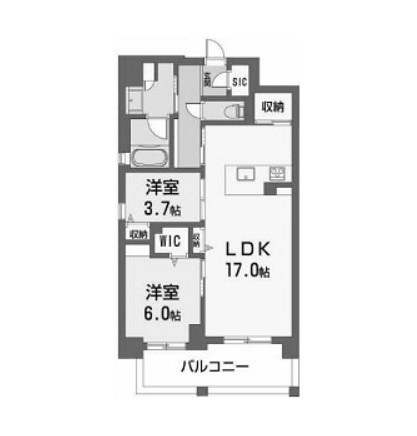 物件○○の間取り図