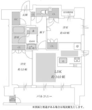 物件○○の間取り図