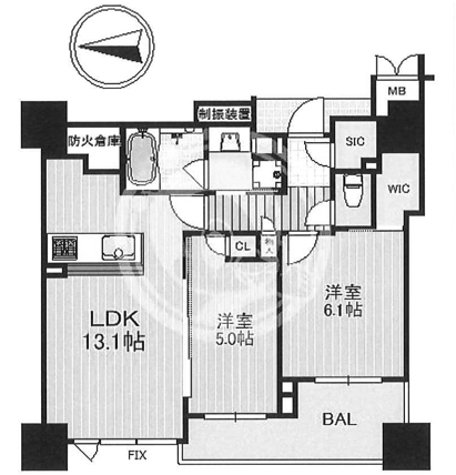 物件○○の間取り図