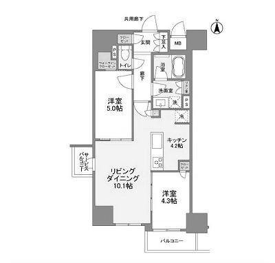 物件○○の間取り図