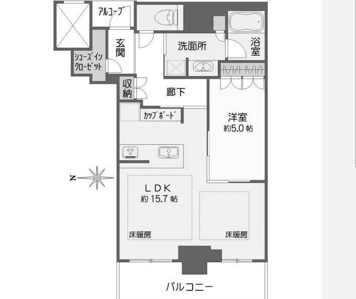 物件○○の間取り図