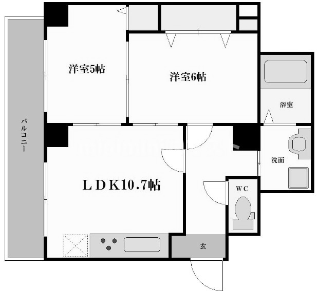 物件○○の間取り図