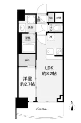 物件○○の間取り図