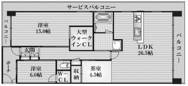 物件○○の間取り図