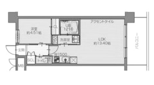 物件○○の間取り図