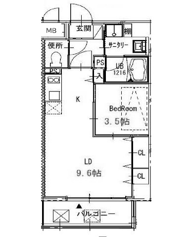 物件○○の間取り図