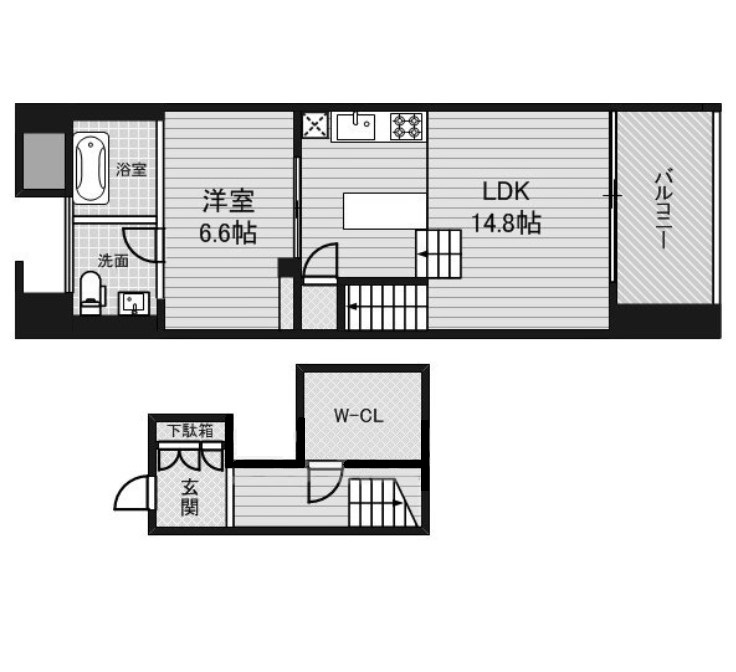 物件○○の間取り図