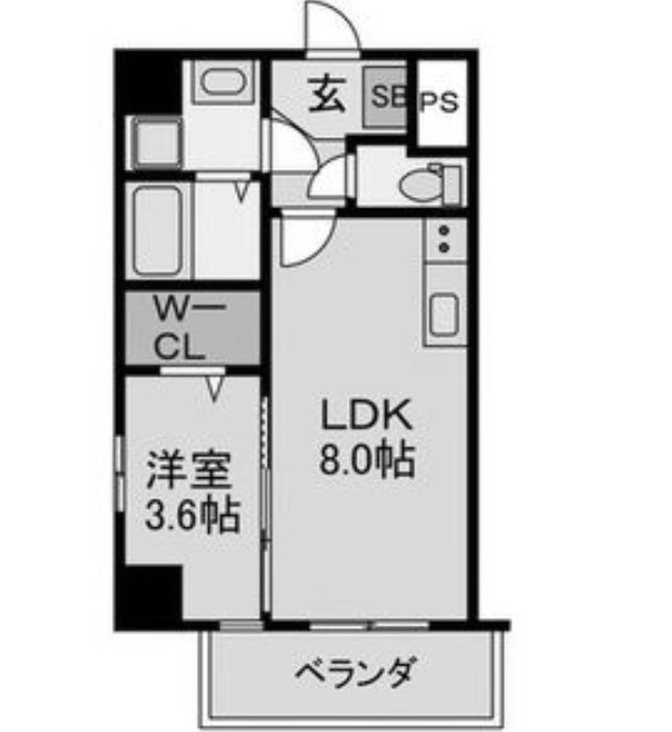 物件○○の間取り図