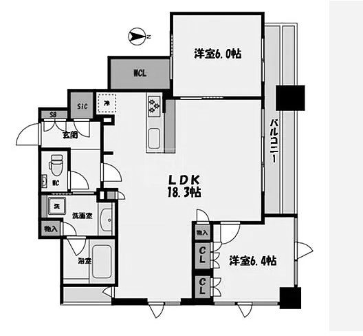 物件○○の間取り図