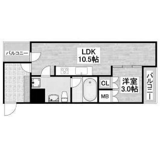 物件○○の間取り図