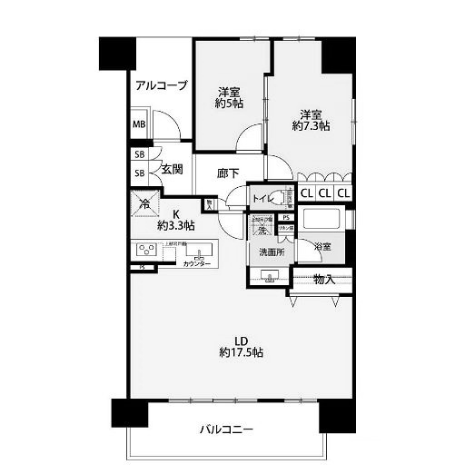 物件○○の間取り図