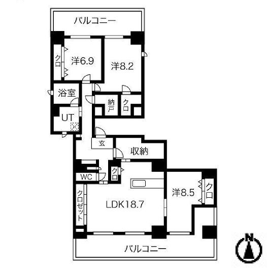 物件○○の間取り図