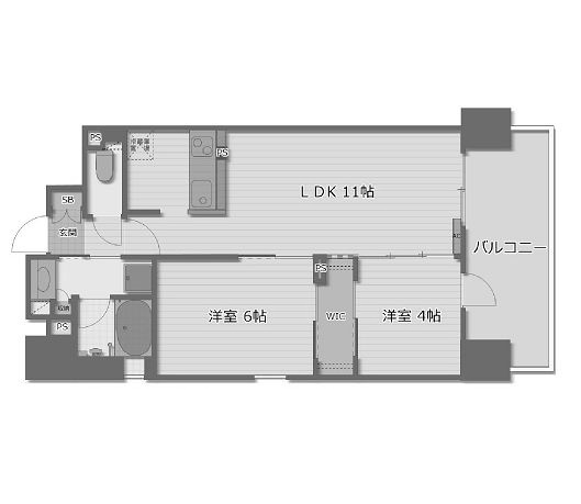 物件○○の間取り図