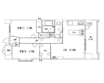 物件○○の間取り図