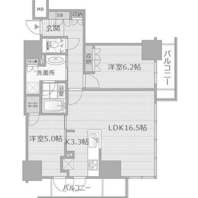 物件○○の間取り図