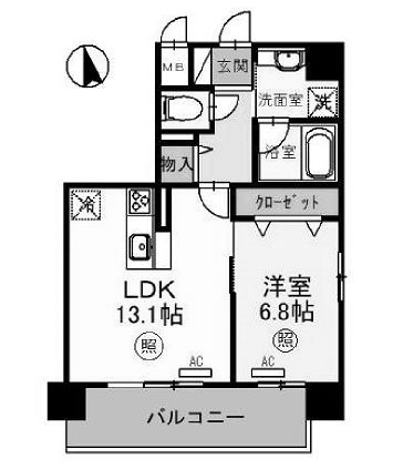 物件○○の間取り図