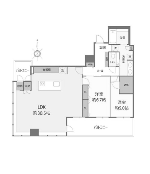 物件○○の間取り図