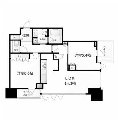 物件○○の間取り図