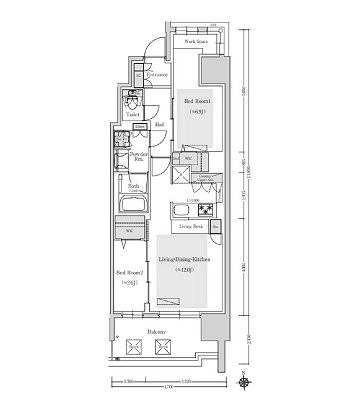 物件○○の間取り図