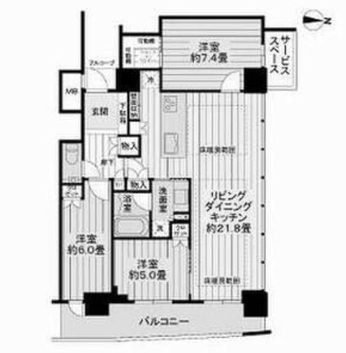 物件○○の間取り図