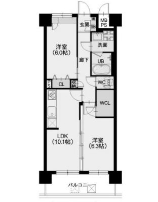 物件○○の間取り図