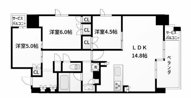 物件○○の間取り図