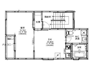 物件○○の間取り図