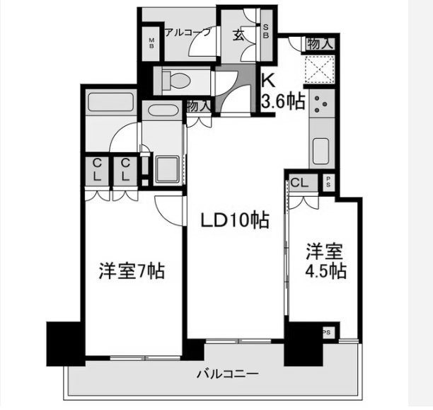 物件○○の間取り図