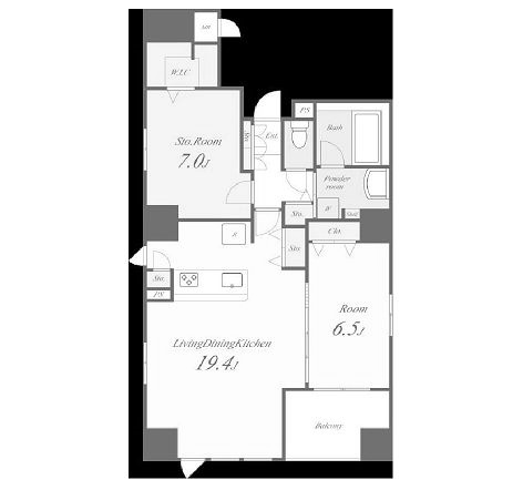 物件○○の間取り図