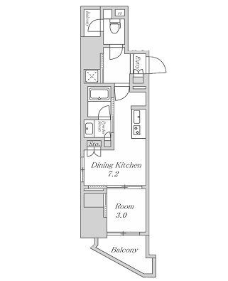 物件○○の間取り図