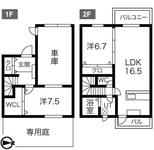 物件○○の間取り図