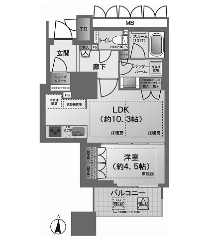 物件○○の間取り図