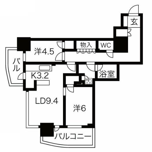 物件○○の間取り図