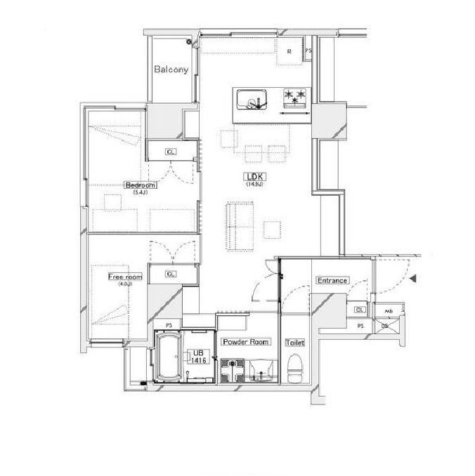 物件○○の間取り図