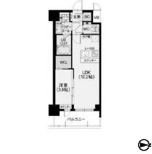 物件○○の間取り図