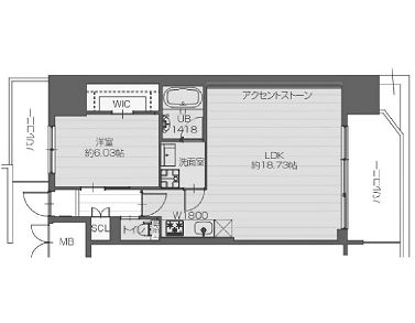 物件○○の間取り図