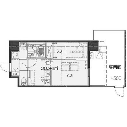 物件○○の間取り図
