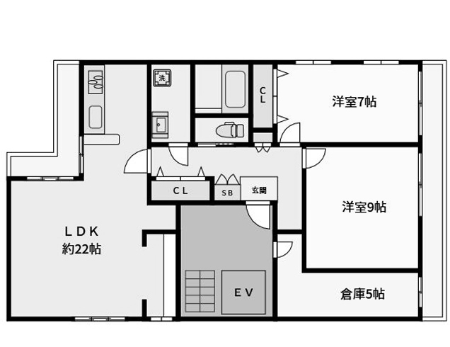 物件○○の間取り図