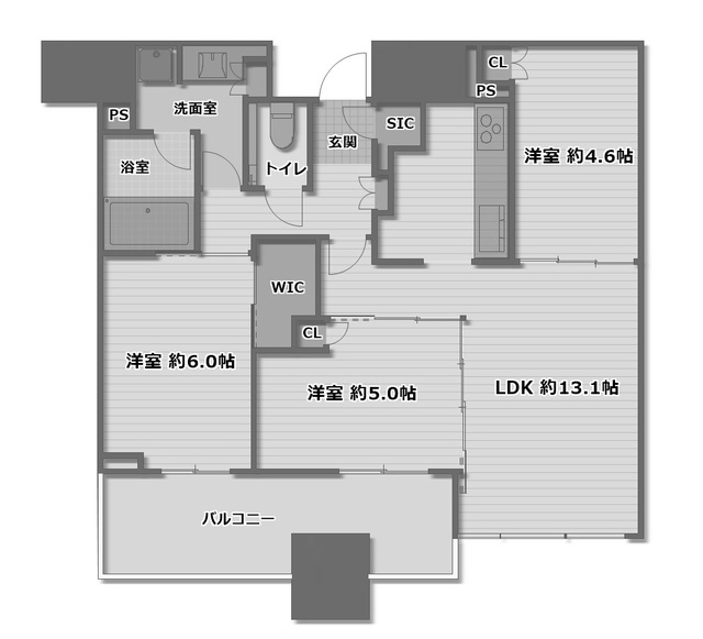 物件○○の間取り図