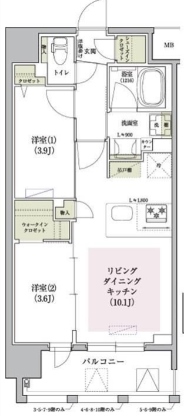 物件○○の間取り図